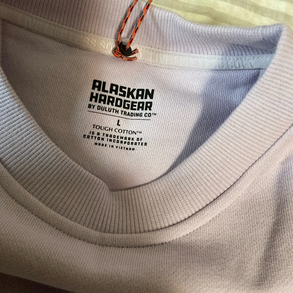 Alaskan Hardgear Purple Sweatshirt Dress L NWT - Picture 6 of 8